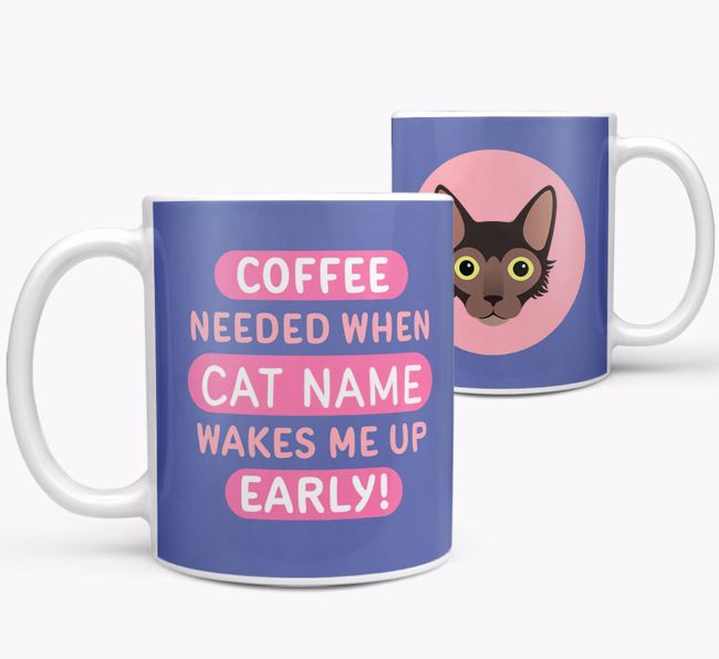 Coffee Needed When...: Personalized {breedCommonName} Mug